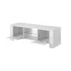 Cama TV-standaard WEST 42/130/42 wit/wit glanzend