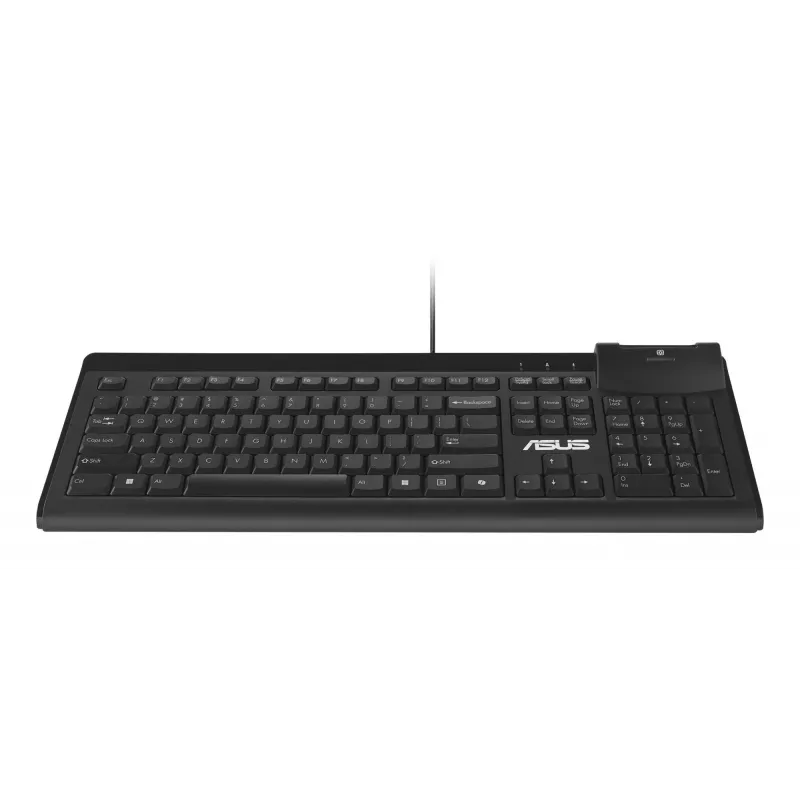 Bedrade full-size toetsenbord ASUS KU100 zwart, Estse layout, USB Type-A, 2 m kabel