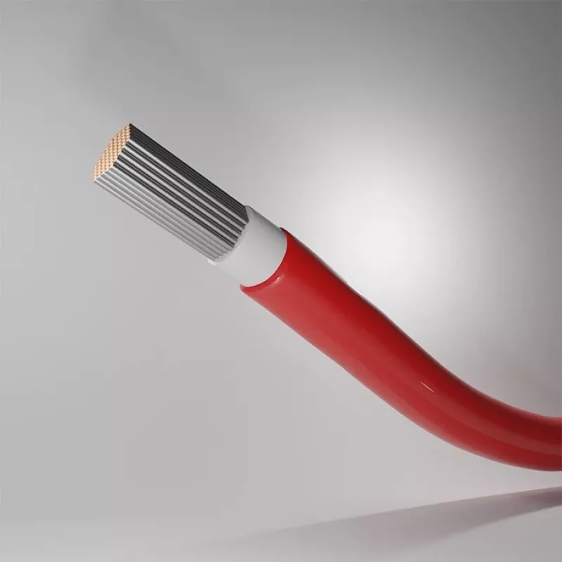 Qoltec 53850 fotovoltaïsche zonne-kabel | 4 mm² | 100 m | rood