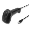 Qoltec 50866 1D CCD laser barcodescanner, USB, zwart