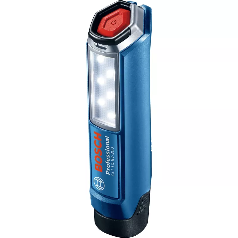 Bosch Professional GLI 12V-300 06014A1000 accu-werklamp, 300 lm, blauw (zonder accu en lader)