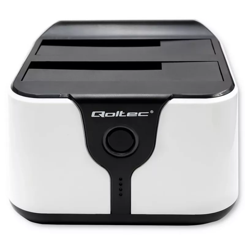 Qoltec 50309 HDD SSD 2.5 3.5 dockingstation | SATA III | USB 3.0 | Super Speed 5 Gb/s | met kloonfunctie