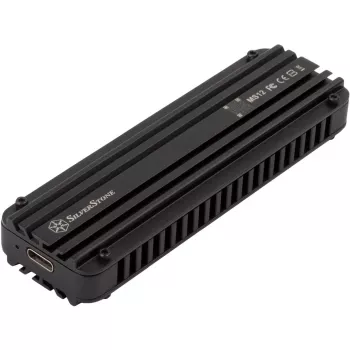SSD-behuizing Silverstone MS12 Zwart M.2