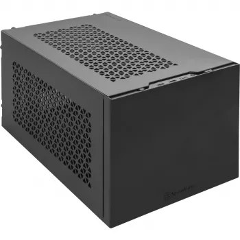 SilverStone SUGO SG15B - cube - Mini-DTX - geen voeding (ATX / PS/2)