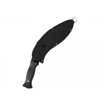 Machete Mil-Tec Kukri 15534000 – roestvrijstalen lemmet 255 mm, totale lengte 375 mm, ABS-handgreep, inclusief hoes