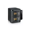 Friteuse SEVERIN FR 2468 S-Fry Duo Stack 2-in-1 kookcapaciteit, dualmandontwerp