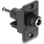 Paneelmontage DC-holstekker-adapter DELOCK 5,5x2,5 mm naar 5,5x2,1 mm, model 91120