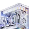 120 mm ARGB PWM-behuizingsventilator Jonsbo HF2-120 wit – 120 mm, PWM, ARGB