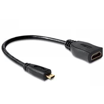 HDMI-kabel DeLOCK 65391 0,23m type A naar type D Zwart