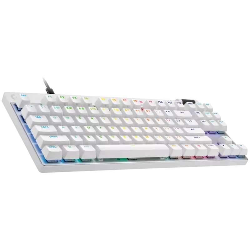 LOGITECH G PRO X TKL RAPID gaming-toetsenbord - WIT - US INT'L - USB - EMEA28i-935 - LINEAR