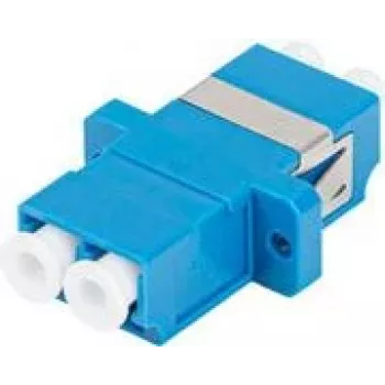 Glasvezeladapter LANBERG FA-LCUP-SD01-0001-BU Singlemode LC/UPC duplex-adapter, blauw