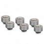 Thermal Grizzly DeltaMate Extender MF10 – waterkoelingsaansluiting, nikkel mat, 6 stuks (TG-DM-FIT-6206)