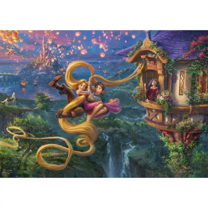 1000-stukjespuzzel Schmidt Spiele Thomas Kinkade Studios 'Rapunzel: Tangled Up in Love' – 1000 stukjes