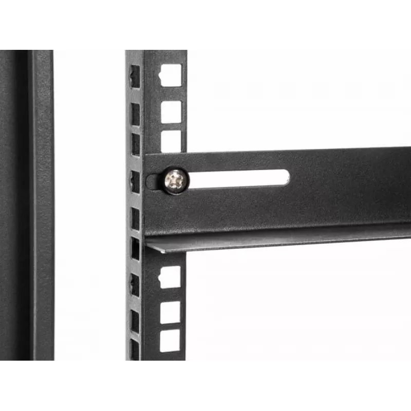Montagebeugel DeLOCK 19 inch 450x40mm 2 stuks zwart metaal