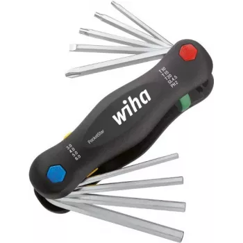 Pocket tool Wiha PocketStar 12 cm fiberglass multitool, compact draagbaar handgereedschap