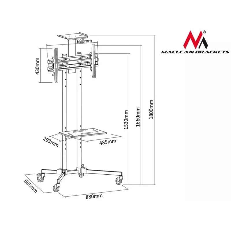Maclean MC-661 zwart