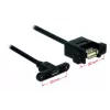 USB-kabel Micro-USB B USB A DeLOCK 85109 0,25 m