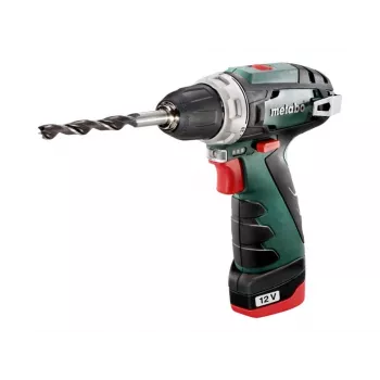 Pistoolgreepboor Metabo PowerMaxx BS Basic 1400 RPM, zwart, groen