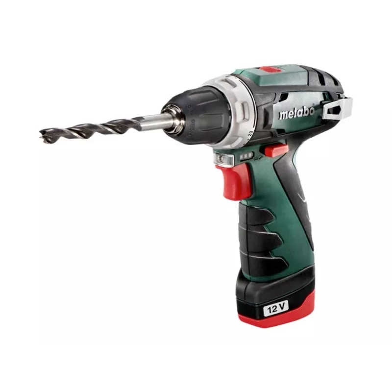 Pistoolgreepboor Metabo PowerMaxx BS Basic 1400 RPM, zwart, groen