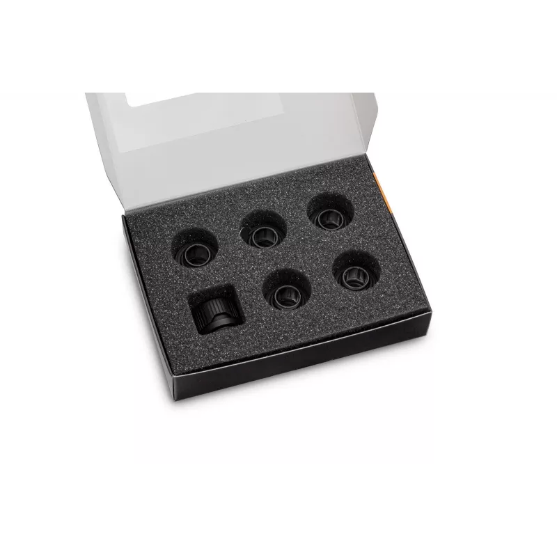 EK Water Blocks EK-Quantum Torque 6-pack HDC 12 momentsleutel eindfitting zwart 1/4 6 stuks