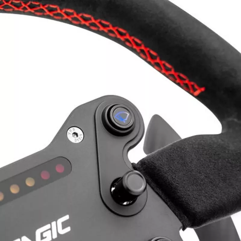 Simagic GTS Alcantara S202 — met Alcantara beklede sim-racing stuurwiel, model S202