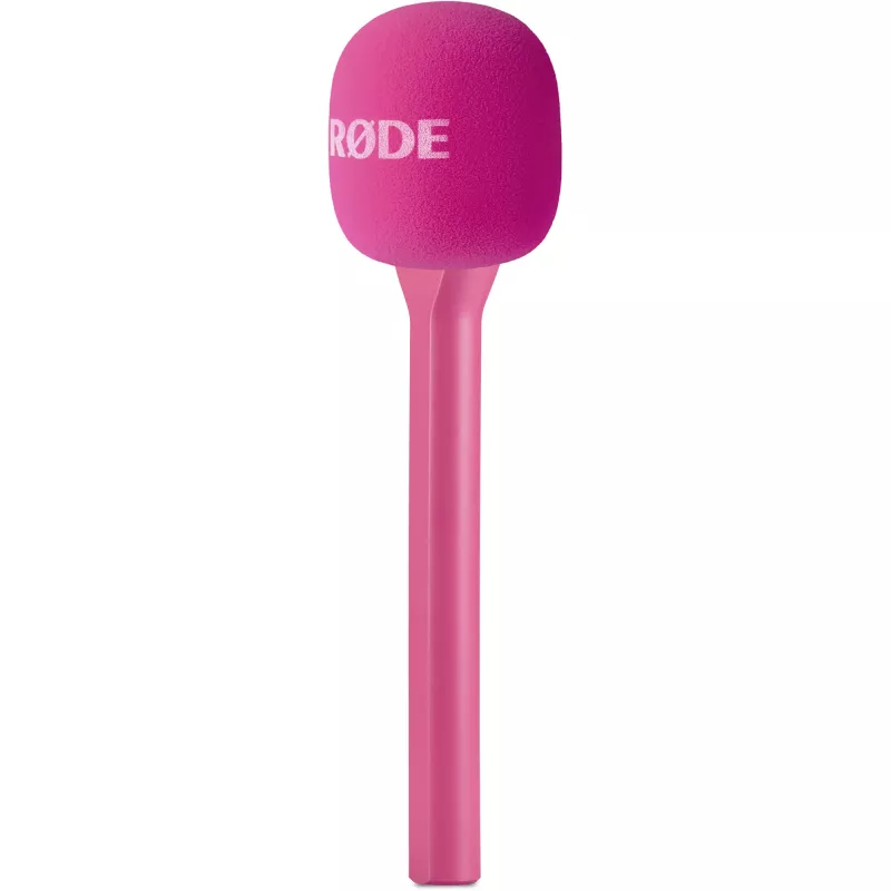 Interview GO hand-interviewmicrofoon van Rode, roze