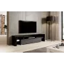 Cama TV-standaard TORO 200 zwart/grijs glanzend