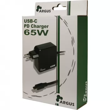 Oplader Inter-Tech PD-2065 universeel zwart AC binnen