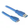 USB-kabel DeLOCK 83502 USB 3.2 Gen 1 5m USB A Micro-USB B blauw