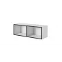 Cama Meble opbergkast ROCO RO2 1120×370×370 mm open wit/zwart vrijstaand
