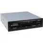 Inter-Tech Nitrox Multi Card Reader CI-02 - kaartlezer - 8,9 cm (3,5 inch) (CF I, CF II, MS, MS PRO, Microdrive, MMC, SD, MS Duo, xD, MS PRO Duo, TransFlash, microSD, SDHC, MS Micro)