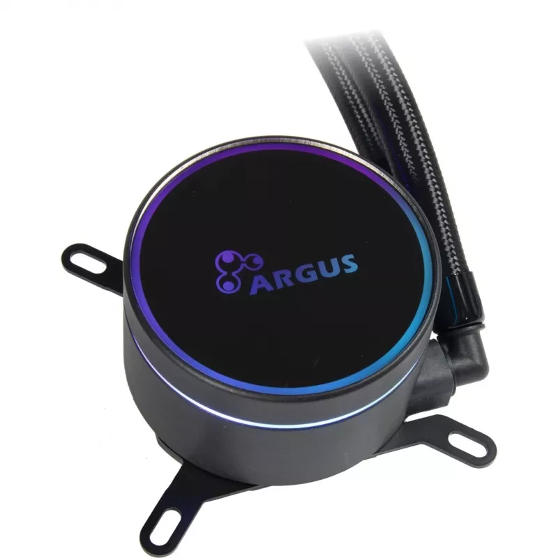 All-in-one-vloeistofkoeler Inter-Tech LC-120 RGB 12 cm zwart