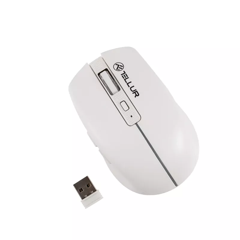 Tellur Silent Click draadloze muis wit