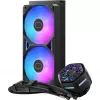 Vloeistof-CPU-koeler Cooler Master MasterLiquid 240 Atmos II — 240-mm-radiator, VRM-ventilator, RGB
