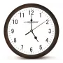 Mechanische wandklok ESPERANZA Los Angeles EHC015W — rond 30 cm, zwart-wit, AA 1,5 V