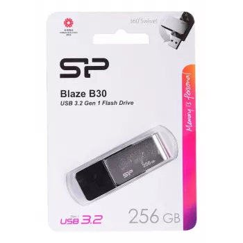 USB-flashdrive Silicon Power 256GB USB Type-A 3.2 Gen 1 Blaze B30