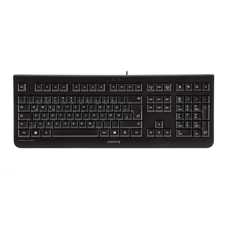 CHERRY DC 2000 toetsenbord, muis inbegrepen, universeel, USB, QWERTY, Tsjechisch, zwart