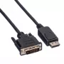 DisplayPort-kabel VALUE DP-DVI (24+1) LSOH M/M 2 m