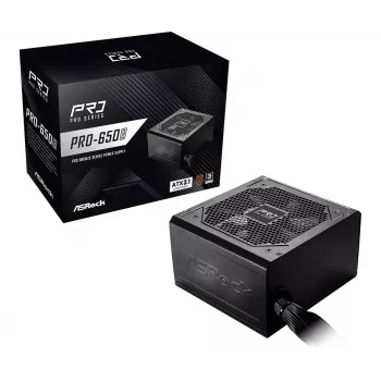 ASRock PRO-650B 650W 80 PLUS Bronze voeding