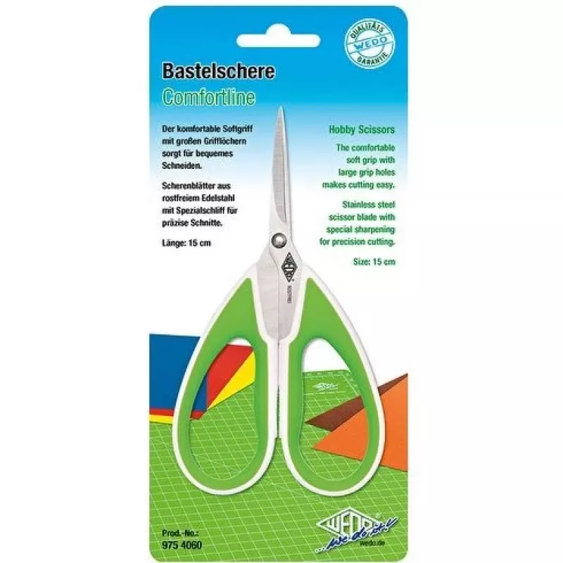 WEDO 975 4060 Comfortline Knutselschaar, puntig, 150 mm