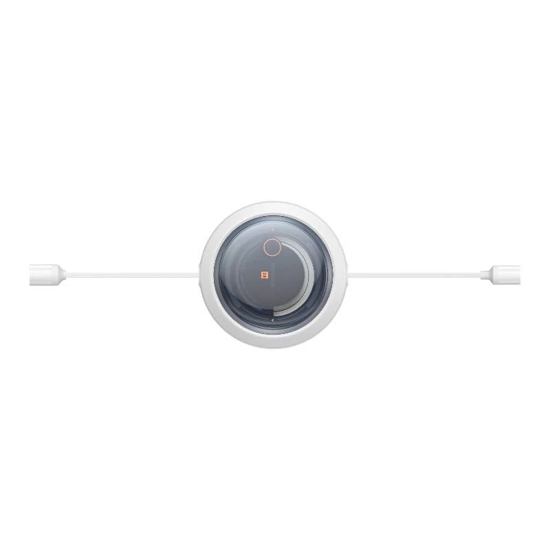 Sneloplaadkabel 3in1 Baseus Free2Draw USB-C naar USB-C/Lightning/Micro 100W, 1,1m (wit)