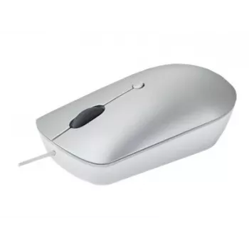 Bedrade optische dubbelhandige muis Lenovo 540 USB Type-C, 3 DPI-modi, grijs, 4 toetsen, 1,8 m kabel