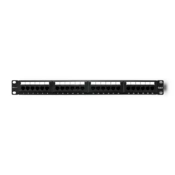 Patchpanel RACK 24 poorten, Cat.6 UTP