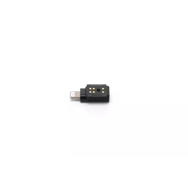 Audio-adapter DJI Mic 3 mobiele telefoonadapter (Lightning) — Lightning-aansluiting, zwart, voor Apple mobiele apparaten