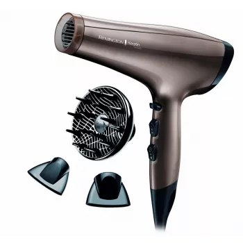 Haardroger met 2200 W vermogen van Keratin Protect - Channel AC 8002, 1 stuks