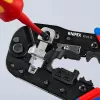 Knipex 97 51 13 kabelkrimptang zwart, blauw, rood