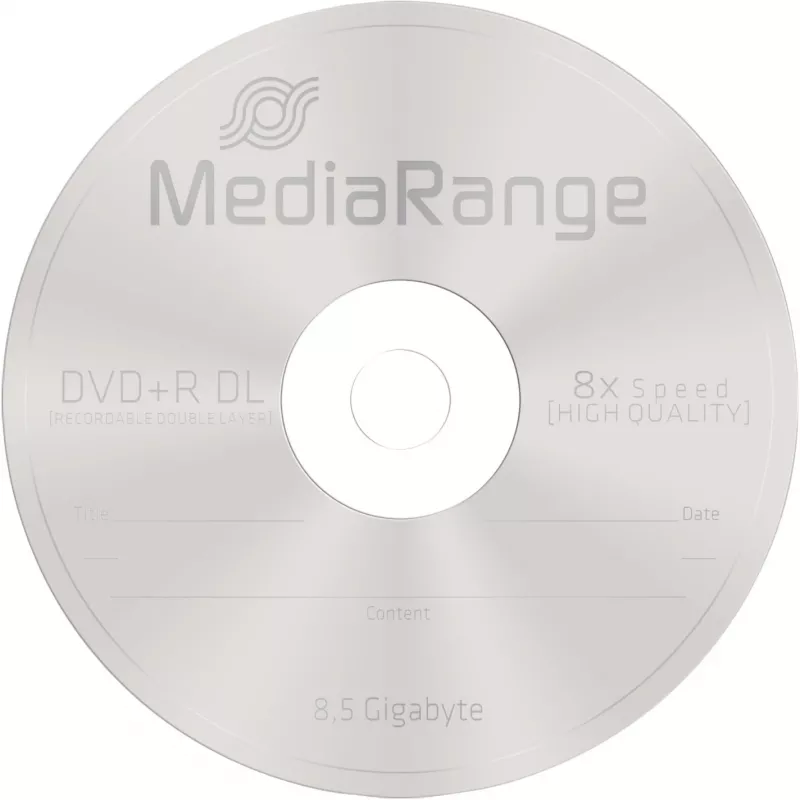 DVD+R DL MediaRange MR465 8,5 GB 5 stuks