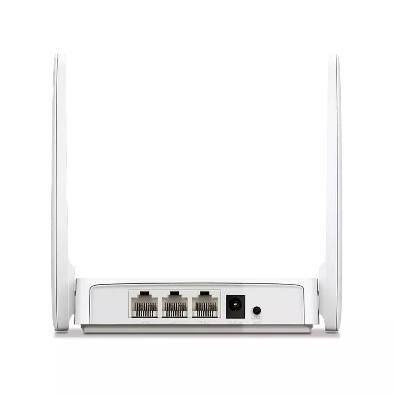 Tafelrouter MERCUSYS AC10 dual-band 2,4/5 GHz Wi‑Fi 5, 4 externe antennes, 1x Fast Ethernet (WAN/LAN)