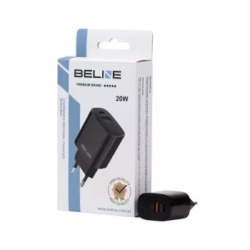 Oplader Beline Beli02159 — 20W USB-C en USB-A PD/QC-compatibel