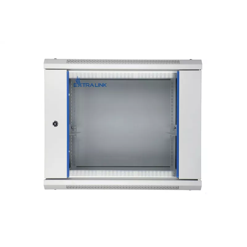 Wandmontage rack Extralink 9U 600x450 grijs